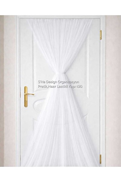 s'he design organizasyon Hastane Odası Kapı Süsleme Lastikli Kapı Tülü / Orga...