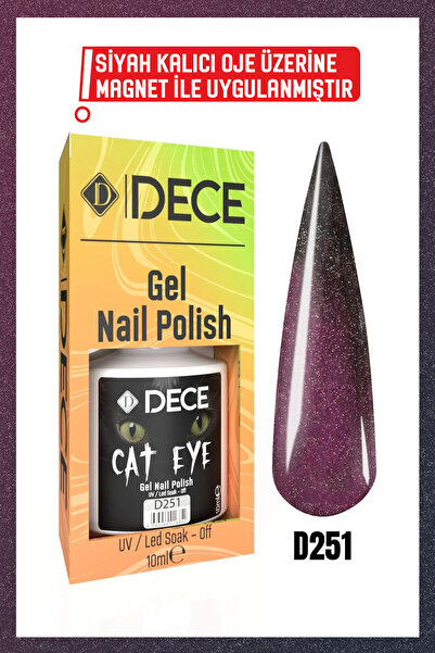 Kalıcı Oje Uv Led D251 (KEDİ GÖZÜ) 10ml