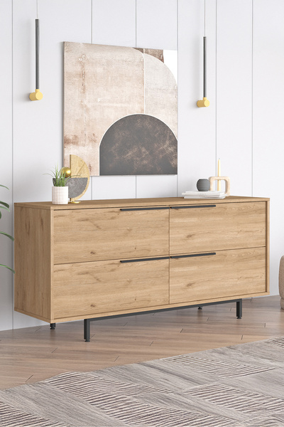 Yurudesign Ocean Konsol 4 Kapaklı Metal Ayaklı 160cm Sepet On3-s