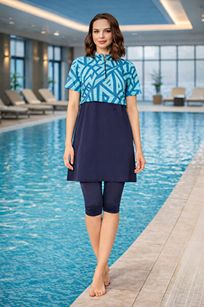 YUYİ ملابس سباحة نسائية قصيرة الأكمام من TESMAY SPORTS مصنوعة من قماش سريع ال...