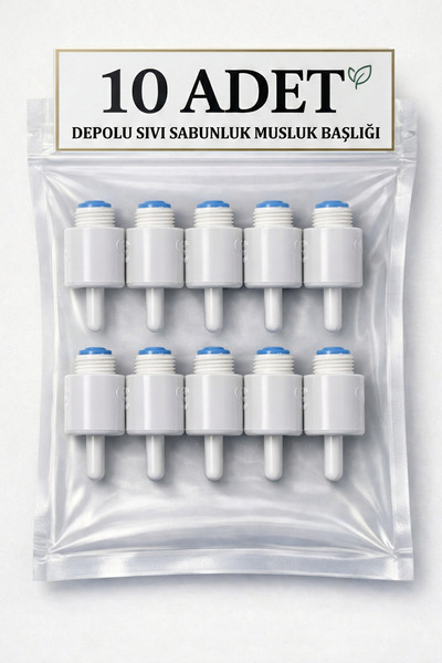 hilal kimya Liquid Soap Dispenser System Tap with Storage Tank, Pack of 10 - ...