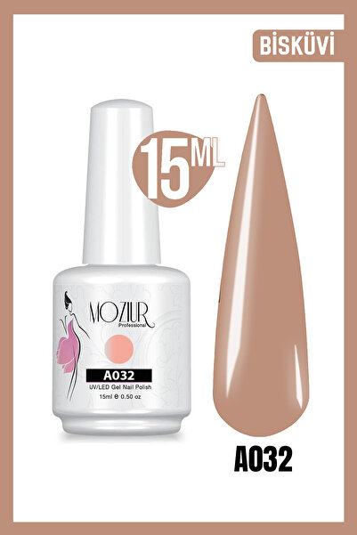 MOZIUR Kalıcı Oje Uv Led A032 (NUDE SERİSİ) 15ml