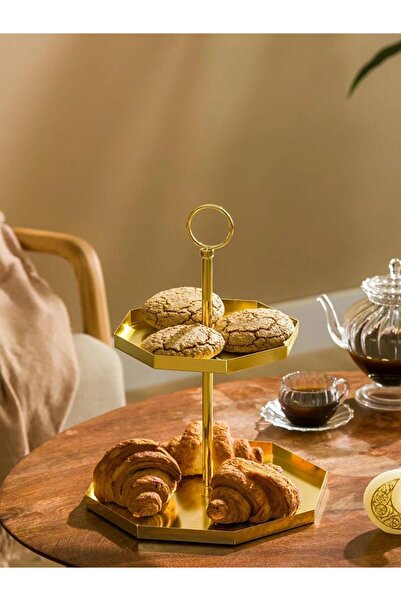 LC Waikiki Sarı Çift Katlı Sunumluk 35 Cm (S6)