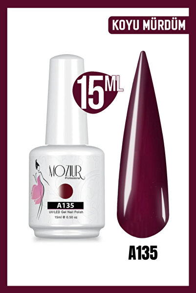 MOZIUR Kalıcı Oje UV Led A135 (KIRMIZI SERİSİ) 15ml