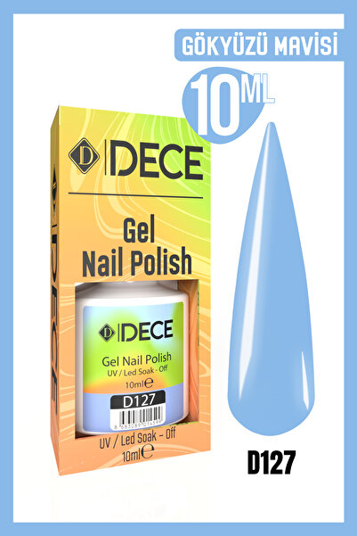 d dece Kalıcı Oje Uv Led D127 (MAVİ SERİSİ) 10ml