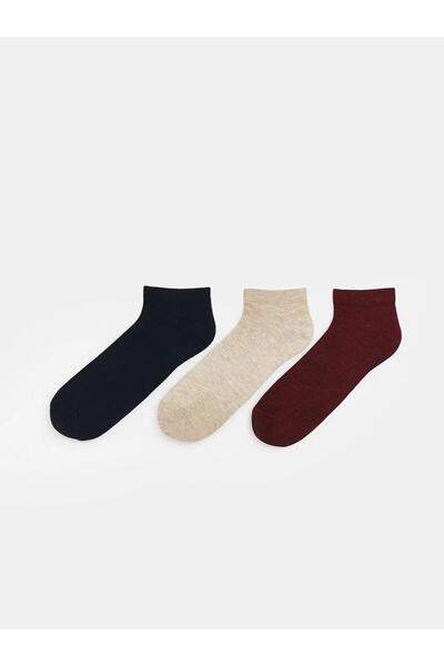 LC Waikiki Men's Booties Socks 3-Pack (S6)