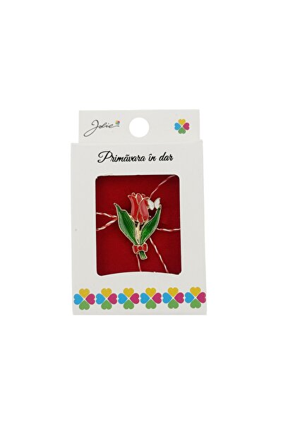 Flippy Martisor Brosa Mica in Cutie, Dimensiune Brosa 2.5-3 cm, Material Meta...