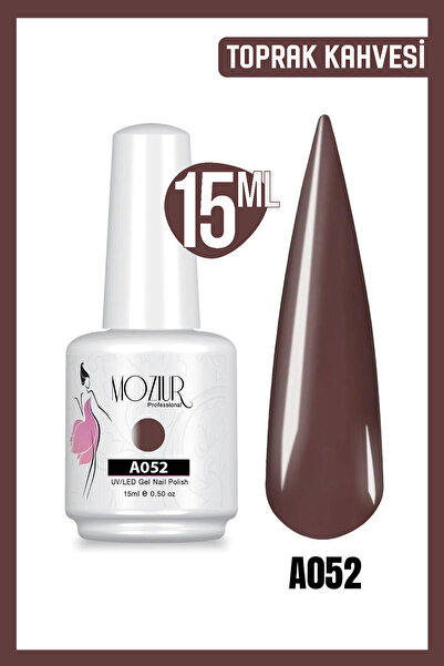 MOZIUR Kalıcı Oje UV Led A052 (KAHVERENGİ SERİSİ) 15ml