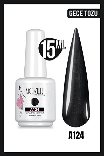 MOZIUR Kalıcı Oje UV Led A124 (SİMLİ SERİSİ) 15ml
