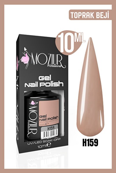 MOZIUR Kalıcı Oje Uv Led H159 (KAHVE SERİSİ) 10ml