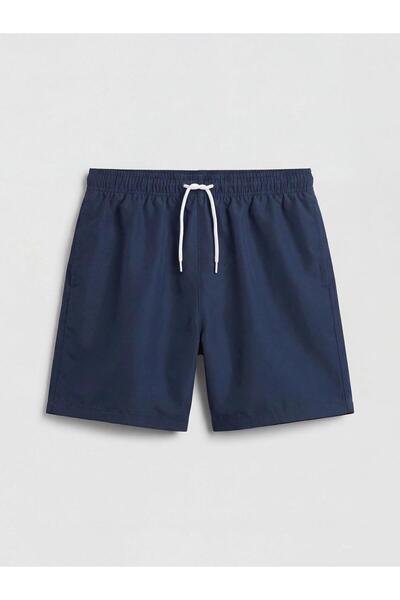 LC Waikiki Pantaloni scurți de baie verzi pentru băieți cu talie elastică (S6)