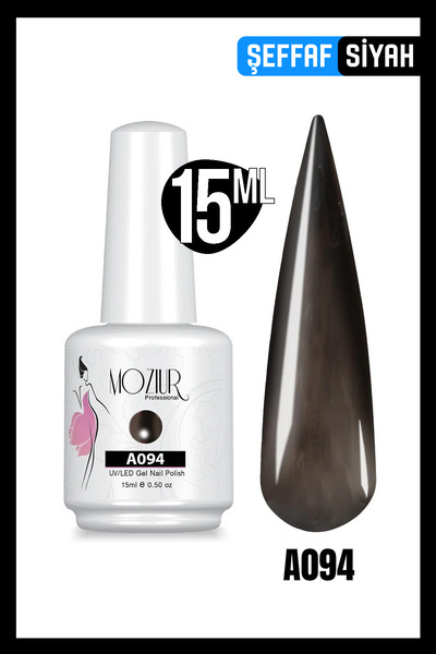 MOZIUR Kalıcı Oje Uv Led A094 (ŞEFFAF SERİSİ) 15ml