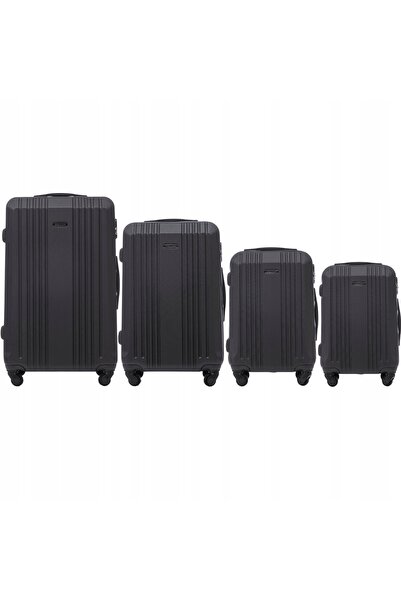 OEM Set de bagaje WINGS KESTREL cu 4 piese, carcasă ABS, rotire, încuietoare ...