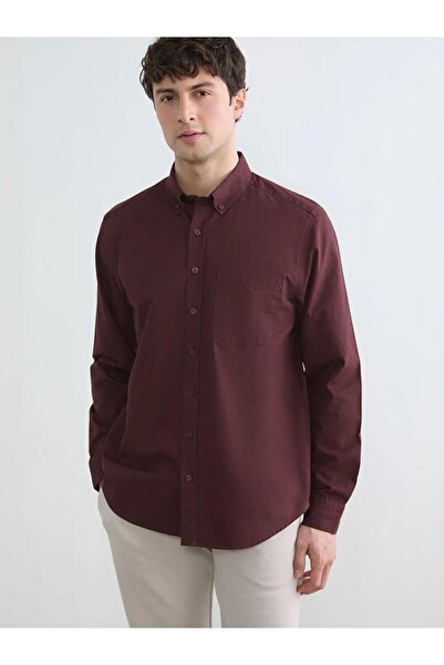 LC Waikiki Crna muška košulja regularnog kroja Gabardin (S6)