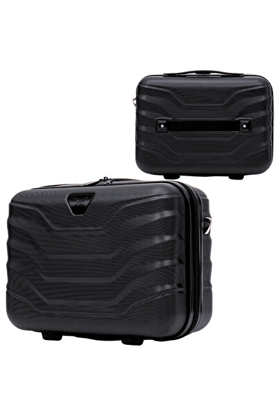 wings Valiză mică de mână Peafowl din ABS - Neagră