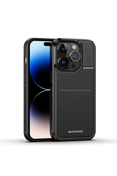 bi seyyar حافظة دوكس دوكيس آيفون 14 برو رافي سيريز ماج سيف من الجلد الفاخر - ...