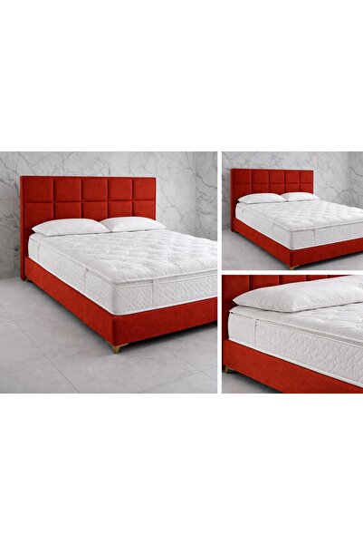 EVZEN HOME Lily Full Ortopedik Yaylı Yatak Tek/Çift Kişilik Yün Takılıp Çıkar...