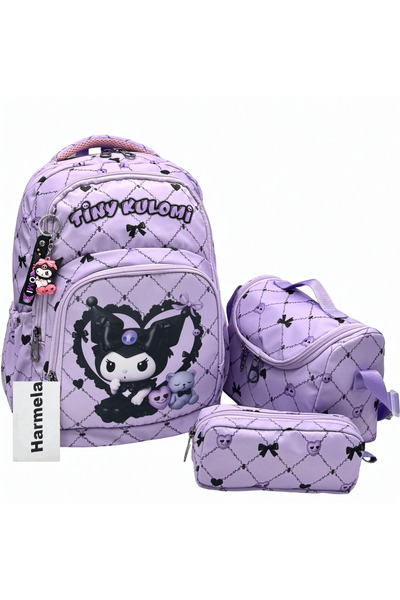 Harmela حقيبة مدرسية للبنات في المرحلة الابتدائية، مجموعة من 3 قطع، حقيبة مدر...