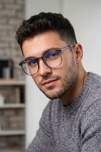 MONAL DOLCE HAFİF YUVARLAK GÜNLÜK KULLANIM GÖZLÜĞÜ MAVI IŞIK KORUMALI / GÖZLE...