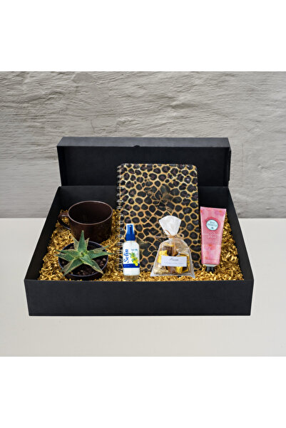 Cihania Store Kadınlara Özel Hediye Kutusu – Ajanda, El Kremi, Çiçek, Kolonya...