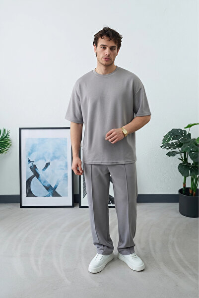 Wonraces Men's Oversized Comfortable Fit Premium Soft Textured Cotton Piece S...