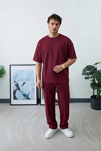 Wonraces Men's Oversized Comfortable Fit Premium Soft Textured Cotton Piece S...