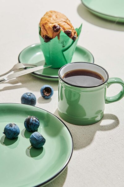 Paşabahçe Olive Electrum Seramik Pasta Tabağı