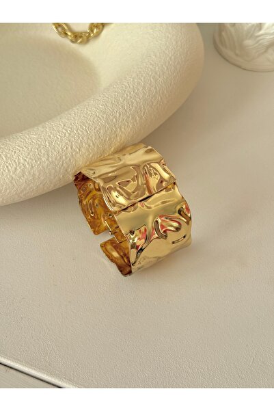 YOUES JEWELRY 316l Çelik Kalın Kelepçe Bileklik Kadın Bilezik