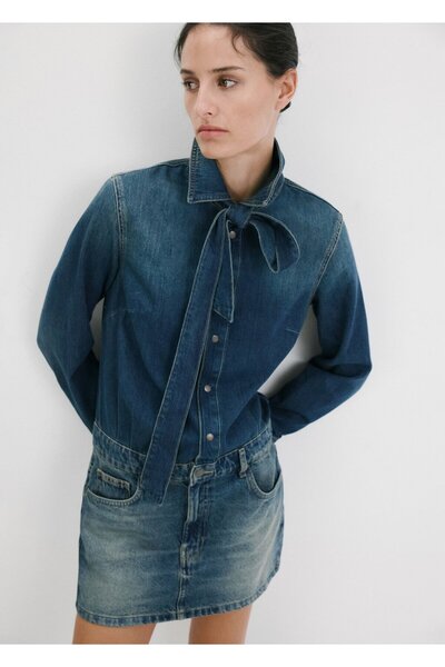 MANGO Woman Denim elbise