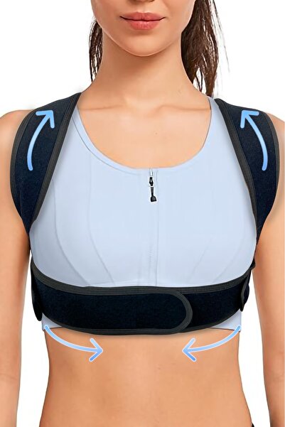 Ankaflex Black Orthopedic Butterfly Model Upright Posture Corset