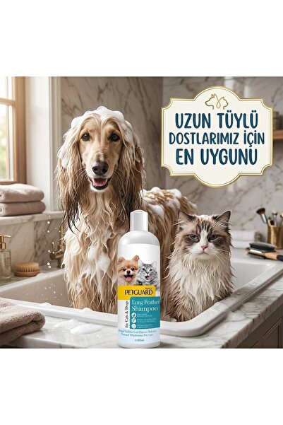 Uzun Tüylü Köpek Ve Kedi Şampuanı