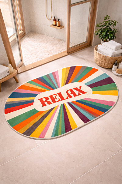 Decomia Home Digital Protivklizno Perivo Boja Moderno Kupatilski otirač Kupat...