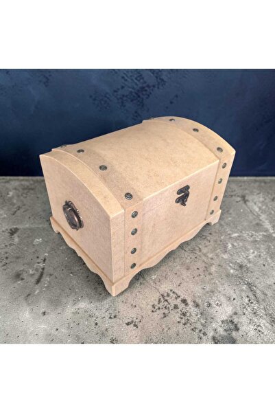 SEKAY AHŞAP Ahşap Boyanabilir Takı-makyaj-aksesuar- Dekoratif Klipsli orta bo...