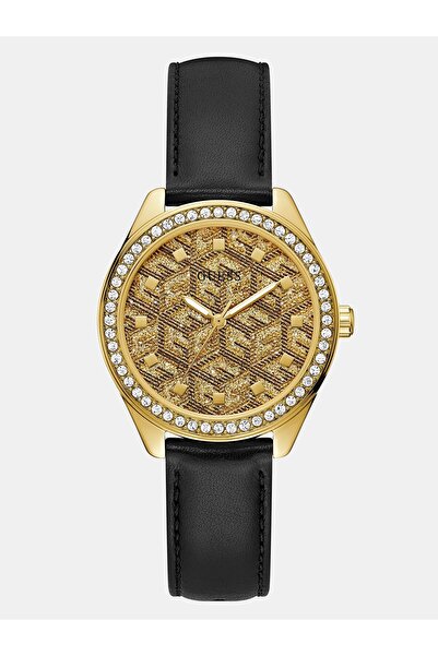 Guess Analogue watch with G Cube logo detail