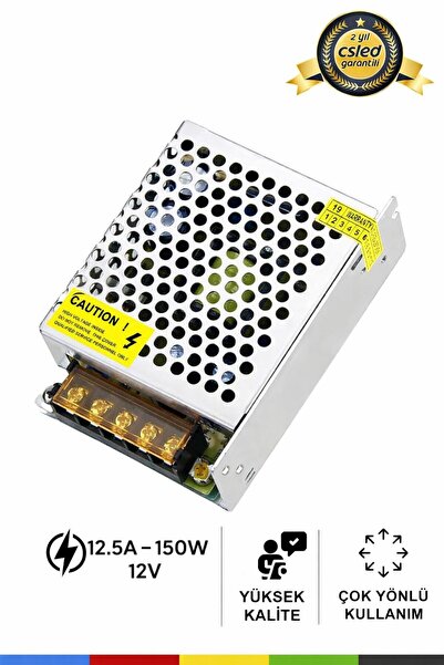 maxcam 12 Volt 12.5 Amper Güvenlik Kamera Sistemi Adaptörü - Kamera Adaptörü