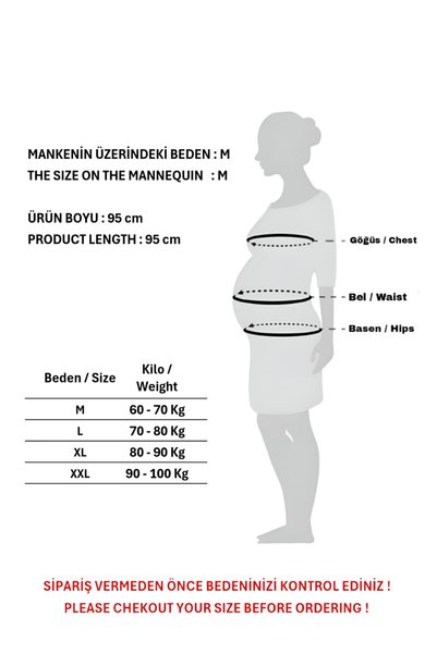KATLİN MATERNİTY WEAR Adjustable Waist Cotton Maternity Leggings