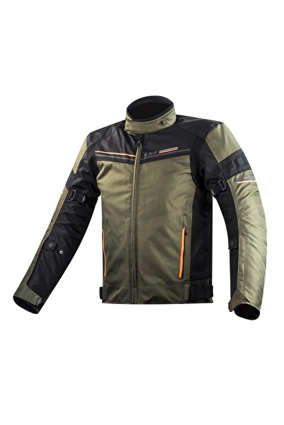 LS2 Shadow Motosiklet Montu – Haki-Siyah-Neon Turuncu