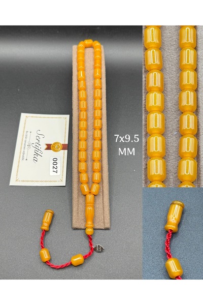 Kehribar ÖZEL ÇUBUK SIKMA TESBİH