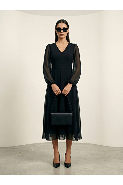 Phoenix Women التعادل صبغ منقوشة فستان الخامس الرقبة