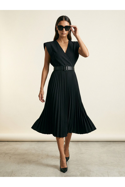 Phoenix Women Pliseli Dabıl Elbise