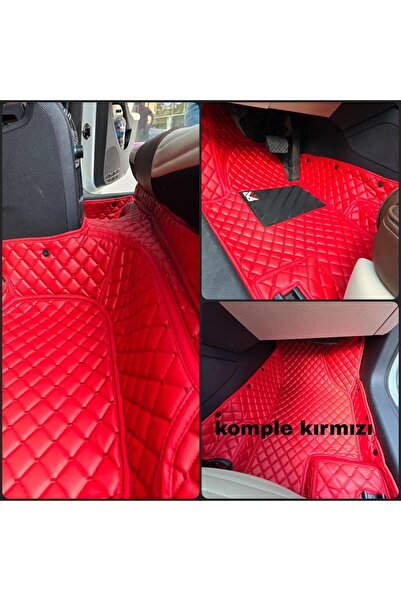 FEYZA OTO Peugeot Pejo 206 VE 206+ 1999-2012 Komple Kırmızı Araca Özel 8D Pre...