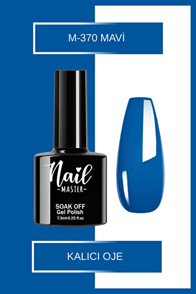 Nail Master M370 Kalıcı Oje 7,3ml Mavi