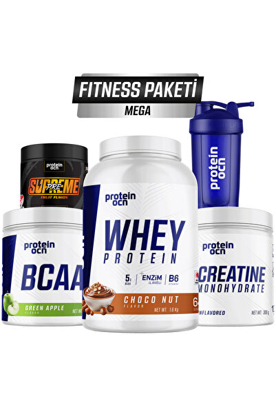 Proteinocean Fitness Paketi Mega - ChocoNut Yeşil Elma