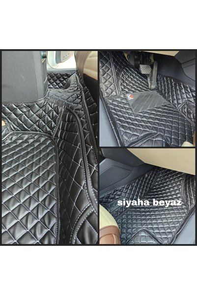 FEYZA OTO Peugeot Pejo 3008 2016 - 2024 Uyumlu Siyaha Beyaz Araca Özel Premiu...