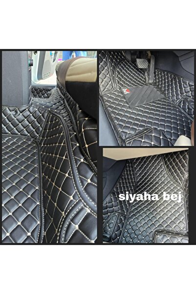 FEYZA OTO Peugeot Pejo 307 2001 - 2008 Siyaha Bej Renk Araca Özel Premium Yen...