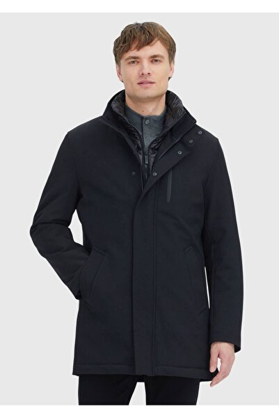 Ramsey Siyah Dik Yaka Casual Dokuma Kaban