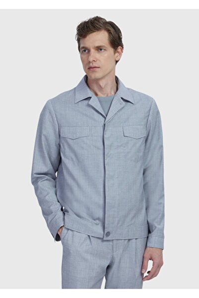 Ramsey Açık Gri Gömlek Ceket