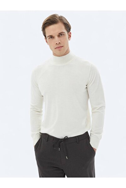 Kip سترة تريكو من الصوف المحبوك بنصف الياقة المدورة من إكرو