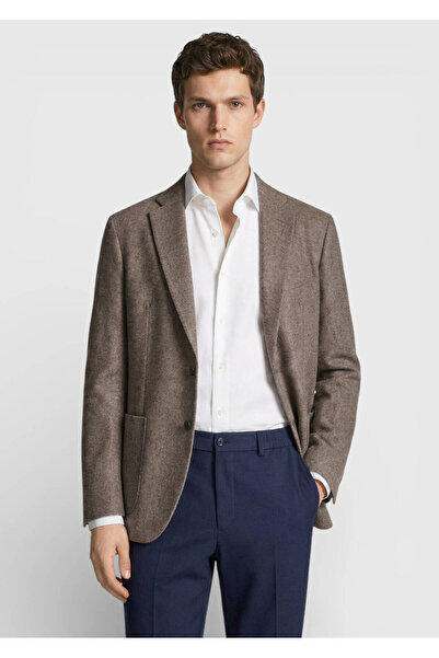 Ramsey Renkli Zeroweight Slim Fit Yün Karışımlı Ceket