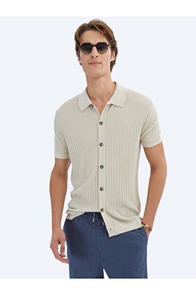 Kip Πλεκτό με ανοιχτό μπεζ σχέδιο